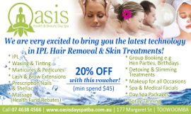 oasis day spa toowoomba