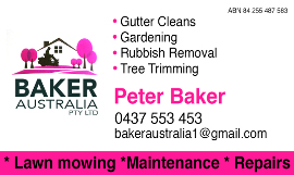lawn mowing peter baker